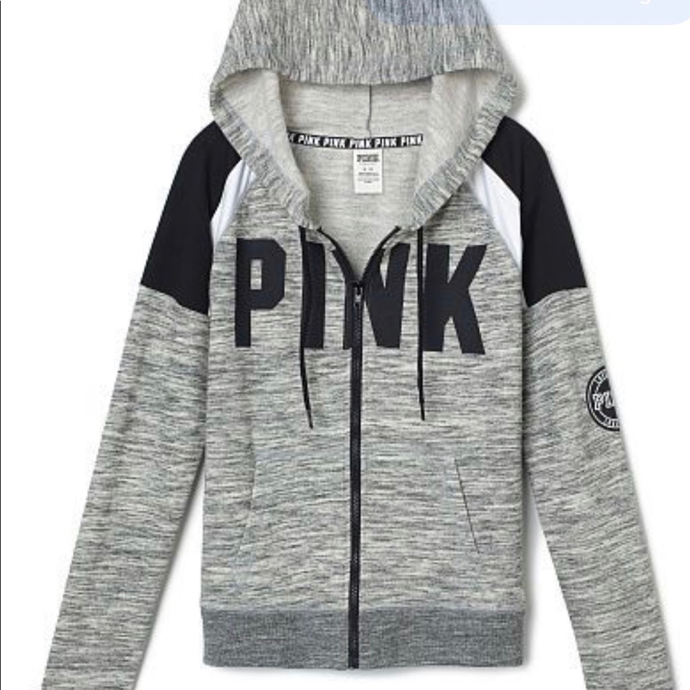PINK zip up hoodie